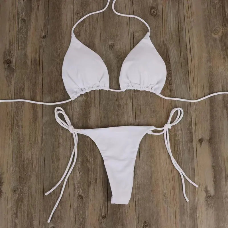 Solid Color Bikini