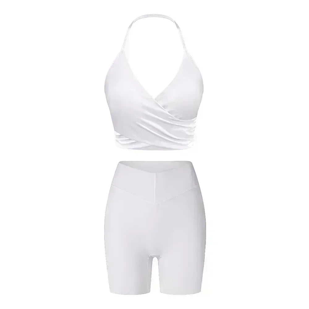 Women's Zip-Front Yoga Workout Set