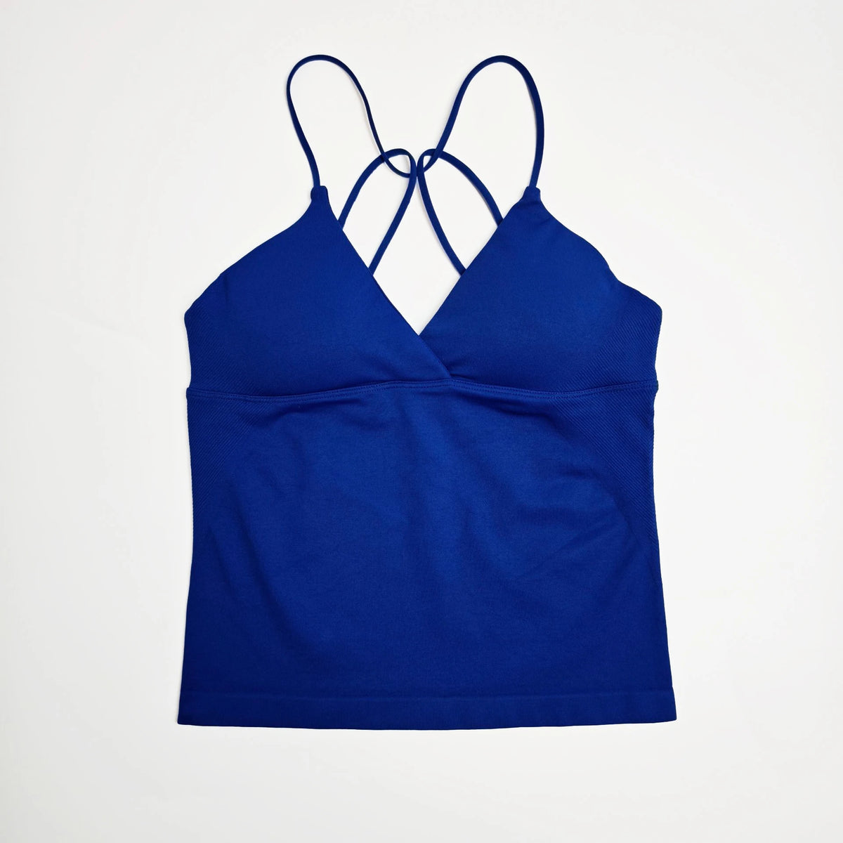 Women's Twist Front Thin Strap Tank Top For Workout Outfits