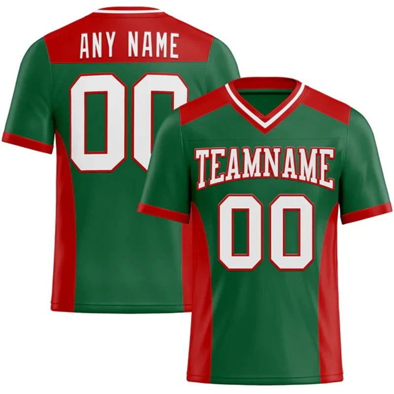 Number Print Football Short Sleeve Jersey For Sports Outfits