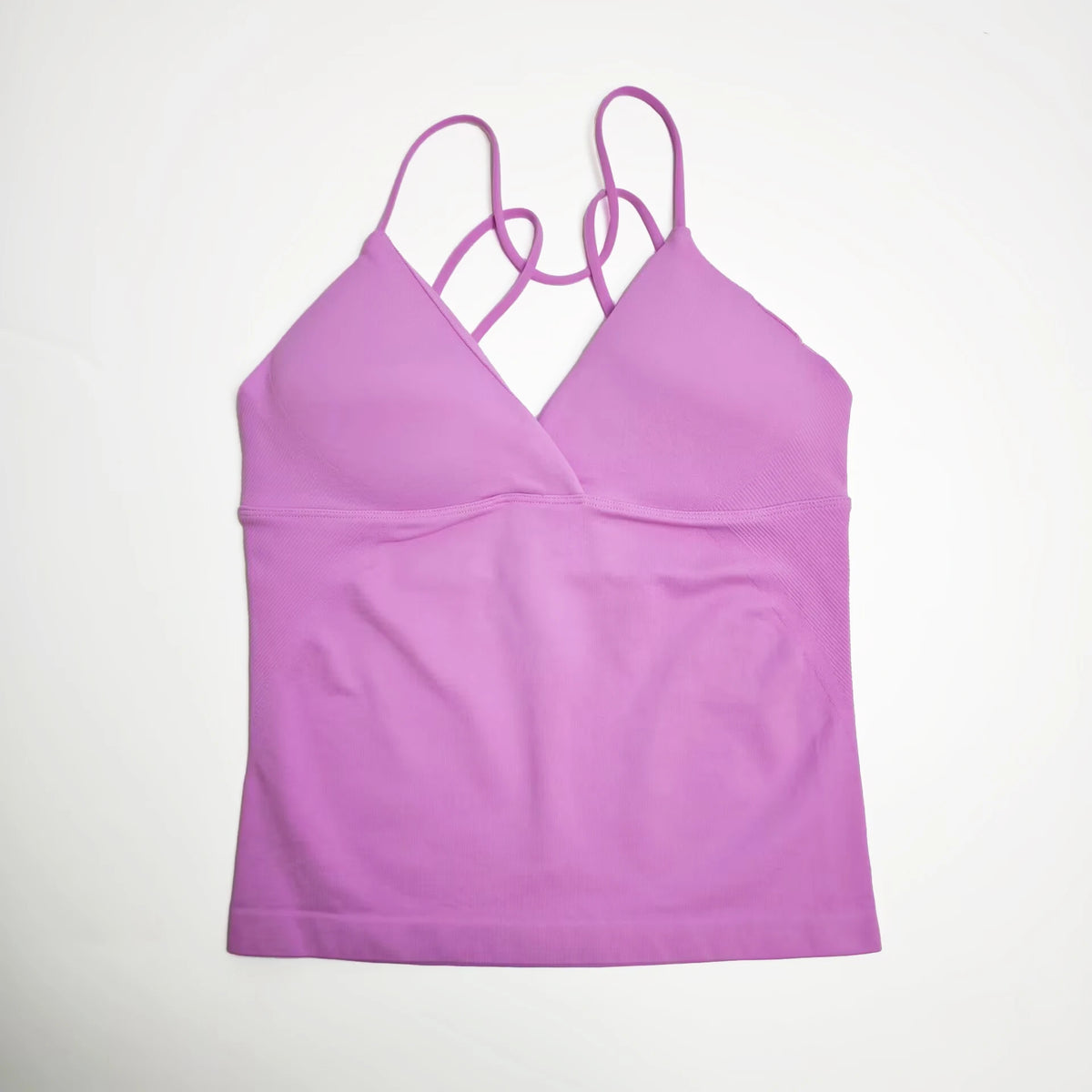 Women's Twist Front Thin Strap Tank Top For Workout Outfits