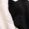 Korean Fashion Black White Pullovers O Neck Sweatshirts Patchwork Tops Autumn Winter Long Sleeve Kawaii Pulls Streetwear Casual