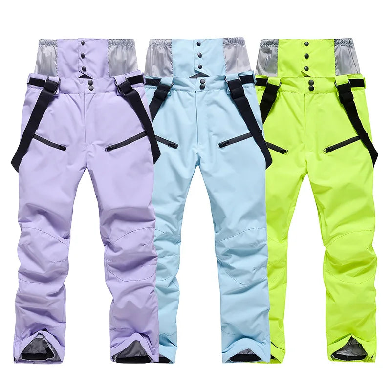 Full Length Suspender Ski and Snowboard Winter Bib Pants