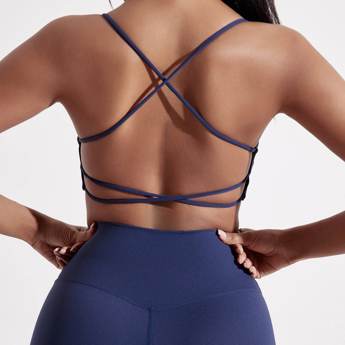 Women's Multi Strap Cross Back Sports Bra