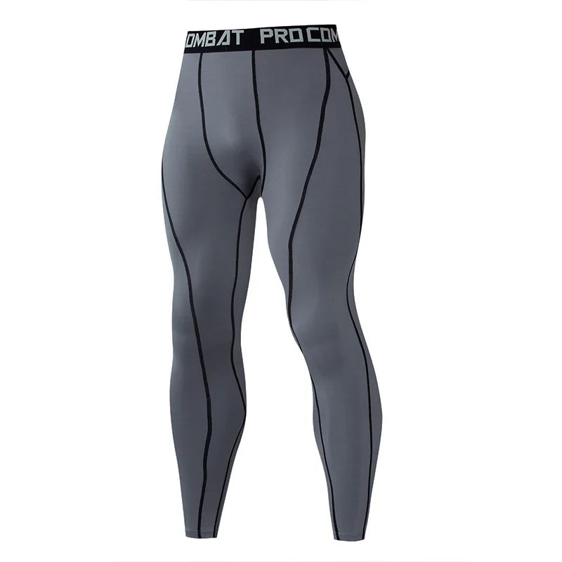 Men's Fitted Training Leggings for Gym and Running