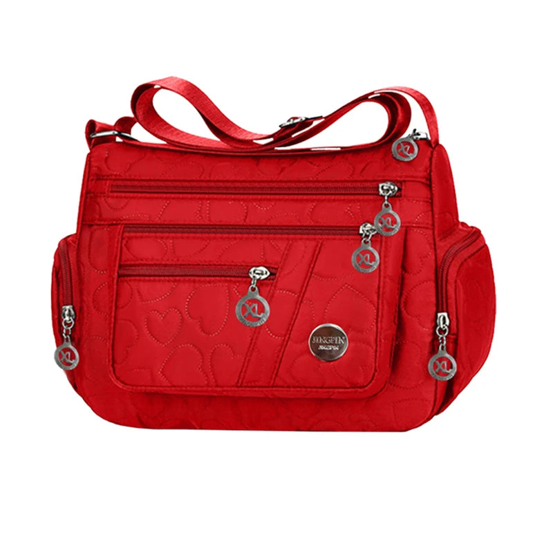 Multi Pocket Crossbody Bag with Adjustable Shoulder Strap