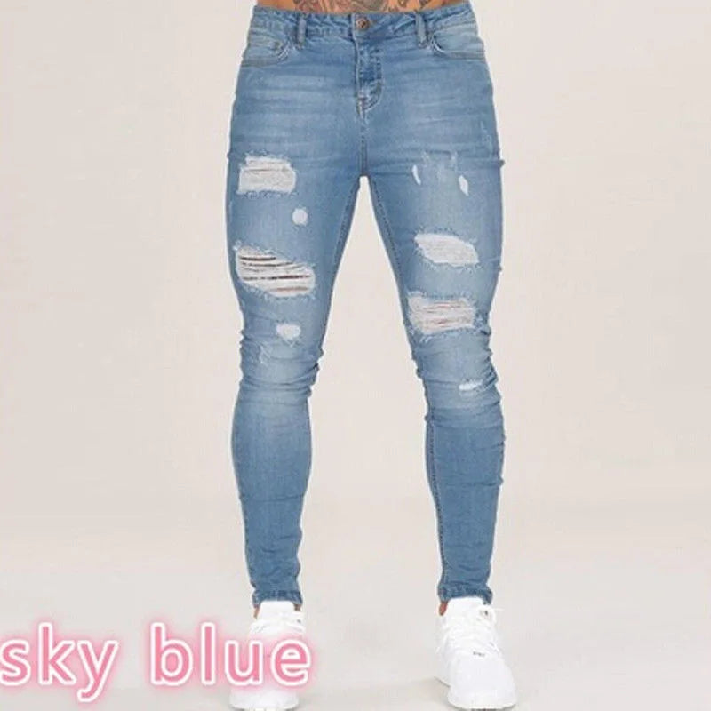 Men's Straight Leg Denim Jeans for Casual Everyday Wear