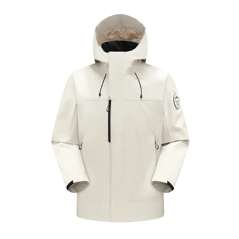 Unisex Waterproof Oil-Resistant Hiking Jacket for Trekking