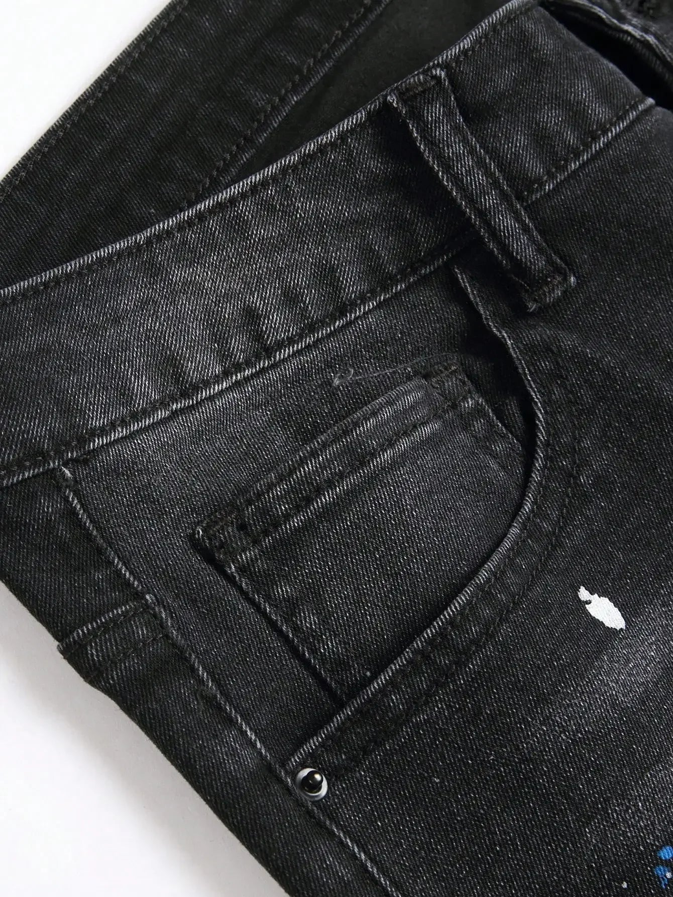 Men's Distressed Slim Fit Denim Jeans for Casual Everyday Wear