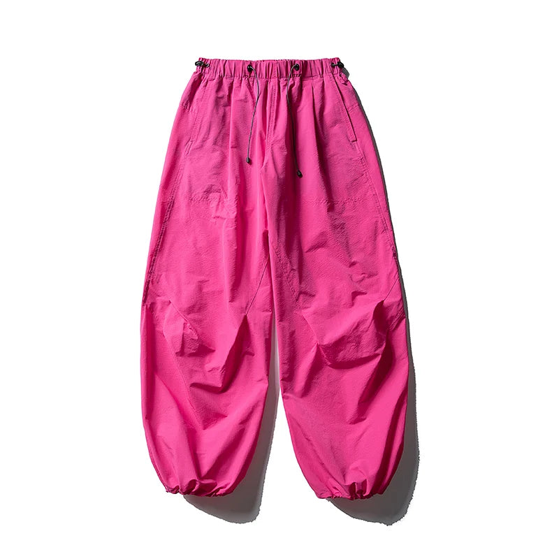 Men's Elastic Waist Loose Fit Casual Pants For Everyday Wear