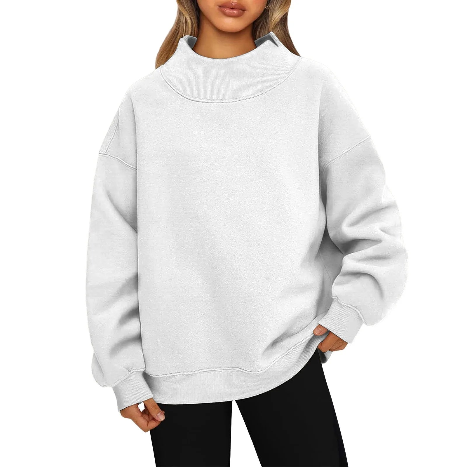 Long Sleeve Casual Pullover Sweatshirt with Original Style Options
