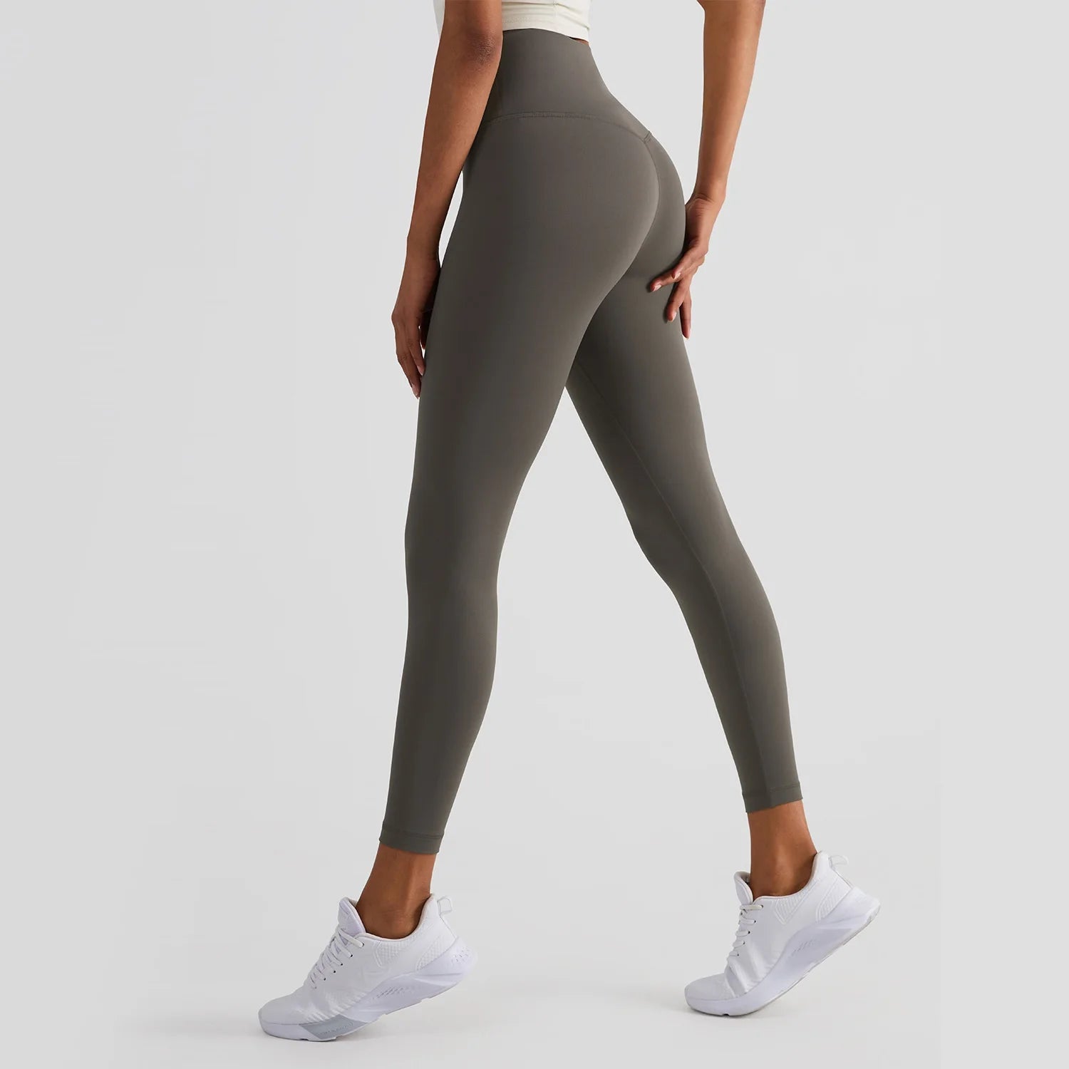 Women's Back Pocket Full Length Leggings For Workout Outfits