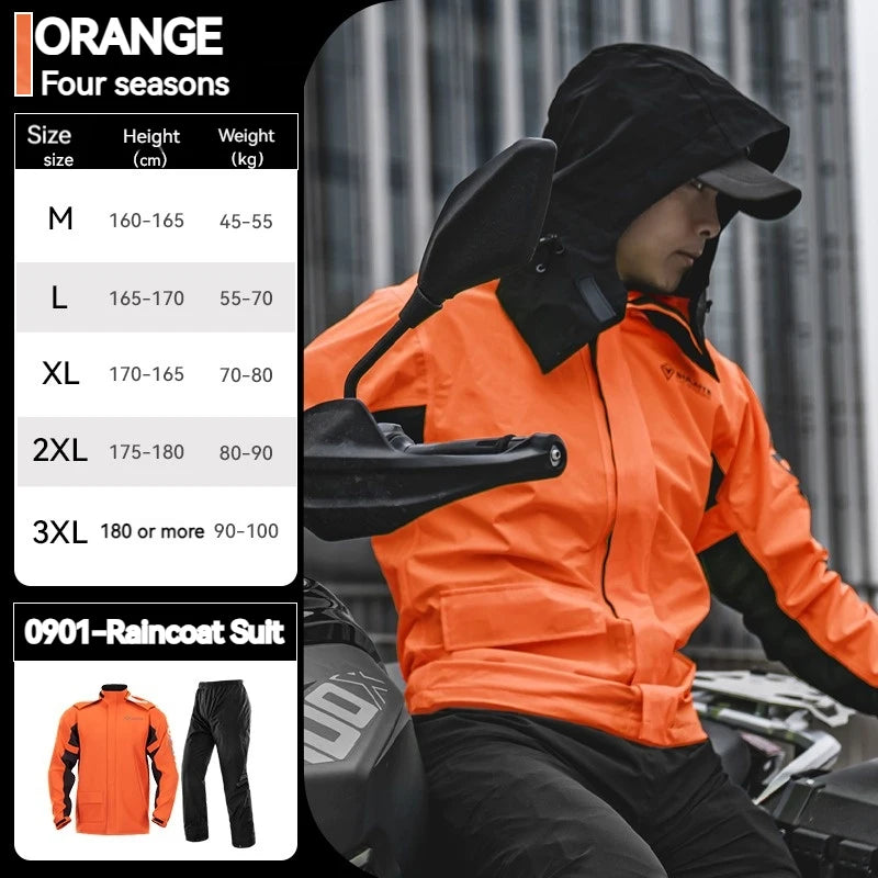 Outdoor Hooded Jacket and Trouser Clothing Set with Style Options