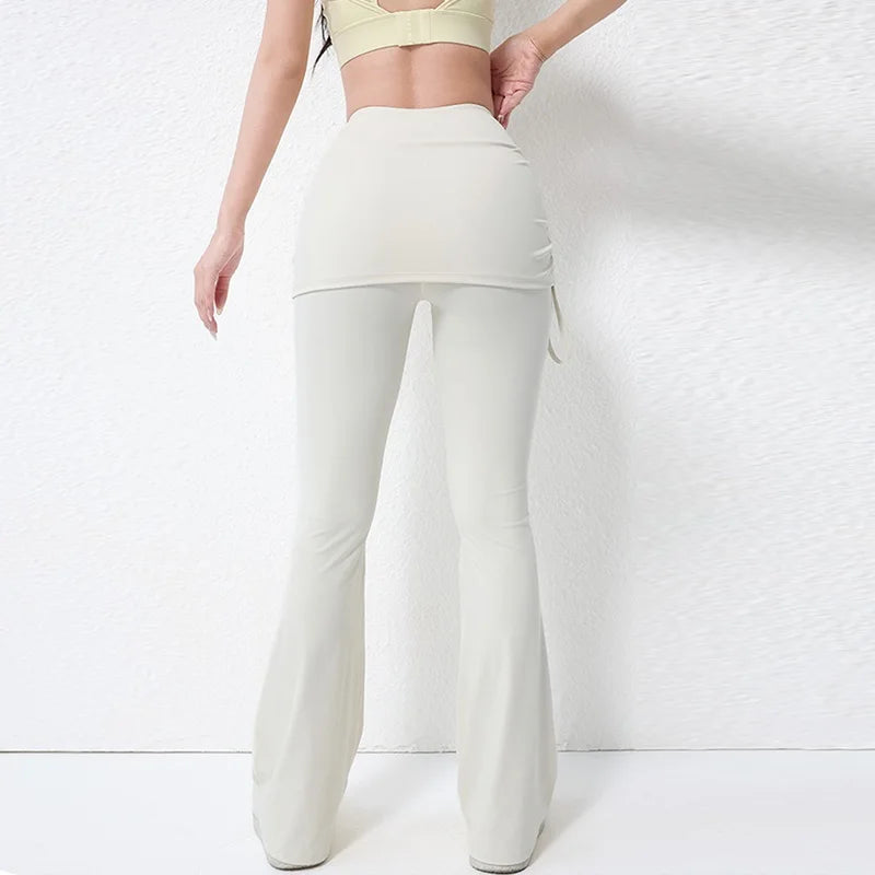 Women's Skirted Flared Workout Pants