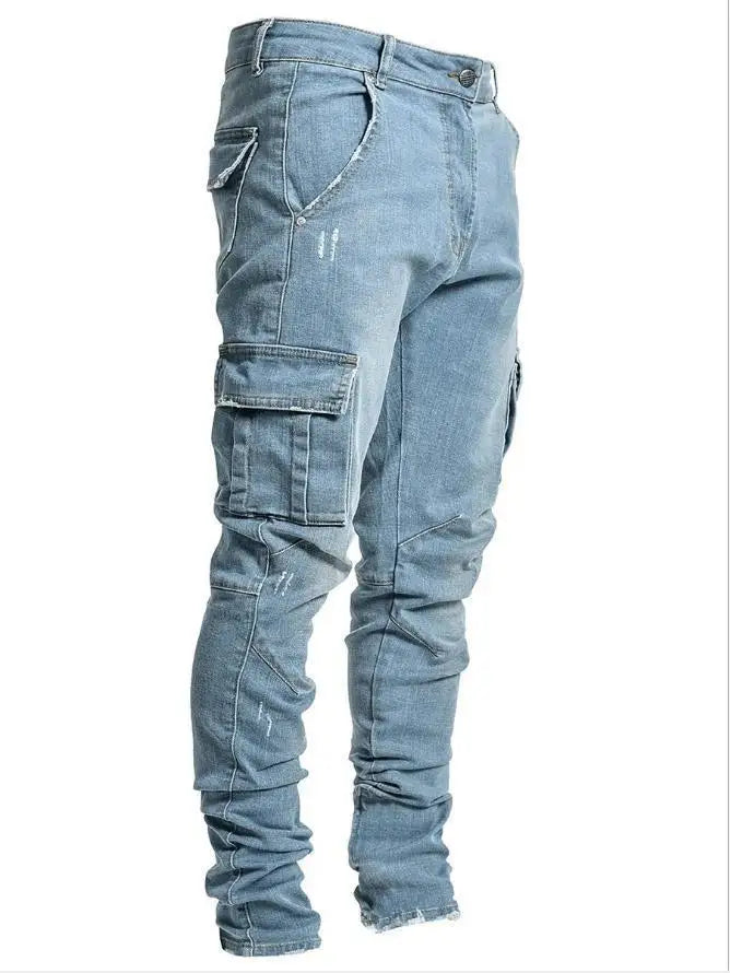 Men's Straight Leg Denim Jeans for Casual Everyday Wear