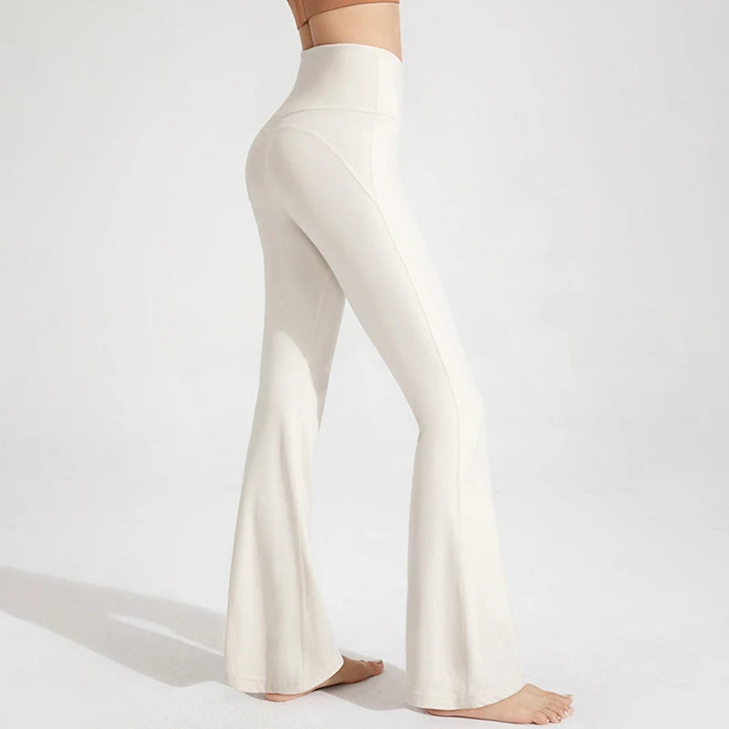 Women's High Waist Flared Pants