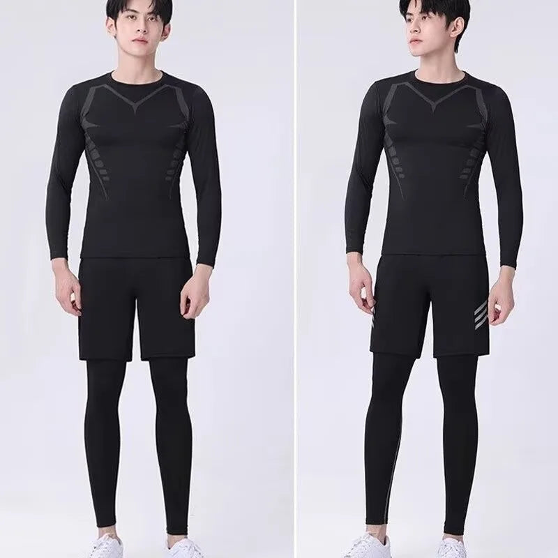 Men's Long Sleeve Fitted Training T-Shirt