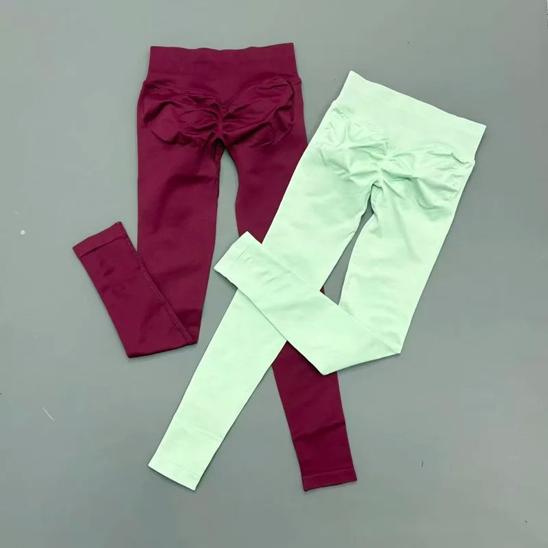 Women's Scrunch Full Length Leggings For Workout Outfits