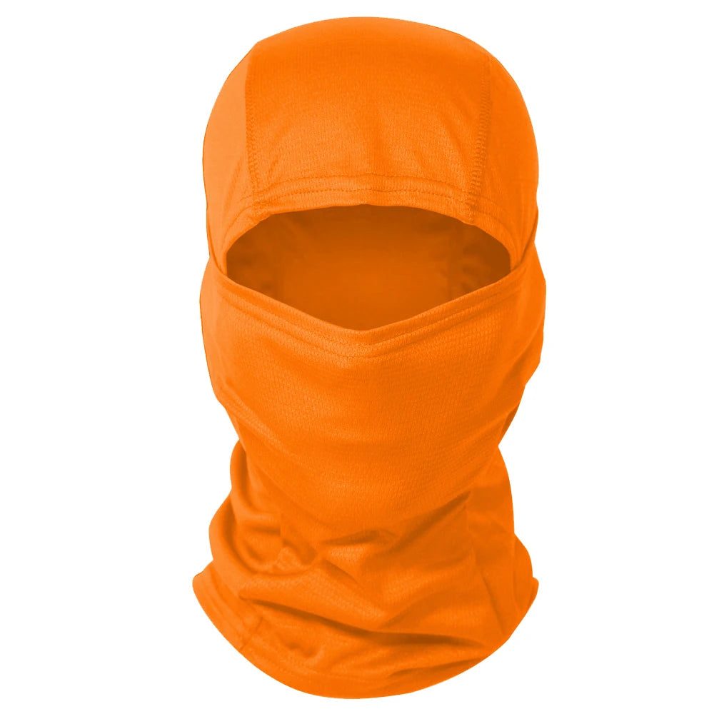 Full Face Balaclava Hood with Solid and Camouflage Options