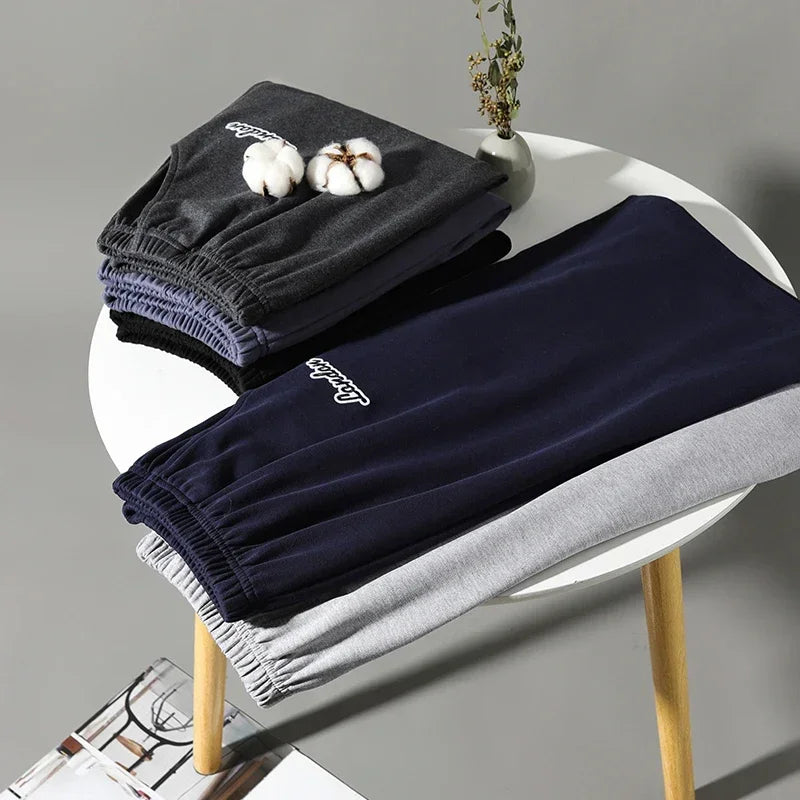 Men's Solid Elastic Waist Pocket Lounge Sleep Shorts with Style Options
