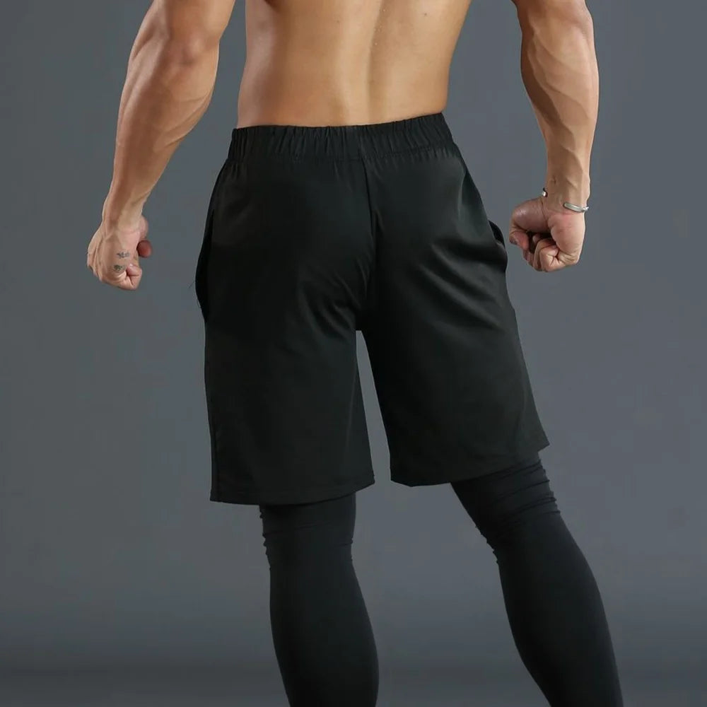 Men's Fitted Training Leggings for Gym and Running