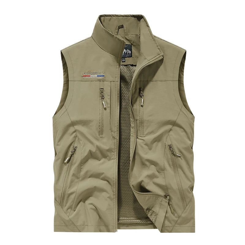 Men's Zipper-Pocket Utility Vest