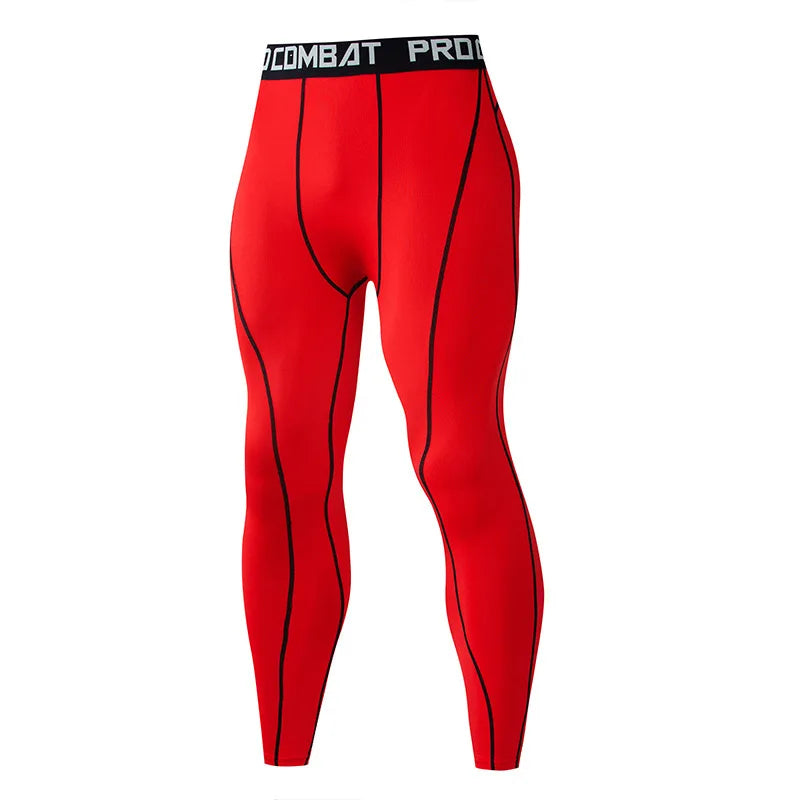 Men's Fitted Training Leggings for Gym and Running