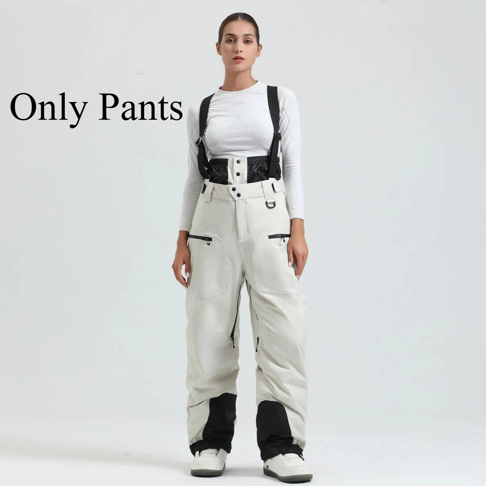 Full Length Suspender Ski and Snowboard Winter Bib Pants