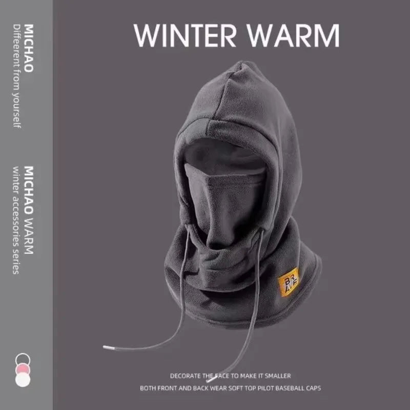 Drawstring Balaclava Hood with Head and Neck Coverage