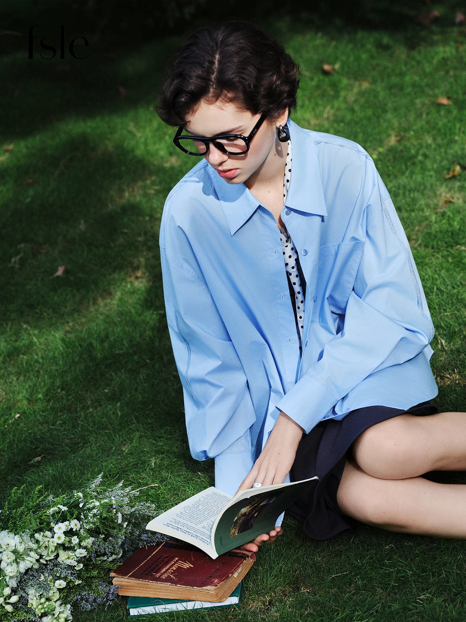 Women's Oversized Dropped Shoulder Button Front Shirt