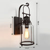 Outdoor Antique LED Loft Wall Lamp Glass Restaurant Cafe Bar Sconces Vintage Industrial Retro Wall Sconce for Bedroom