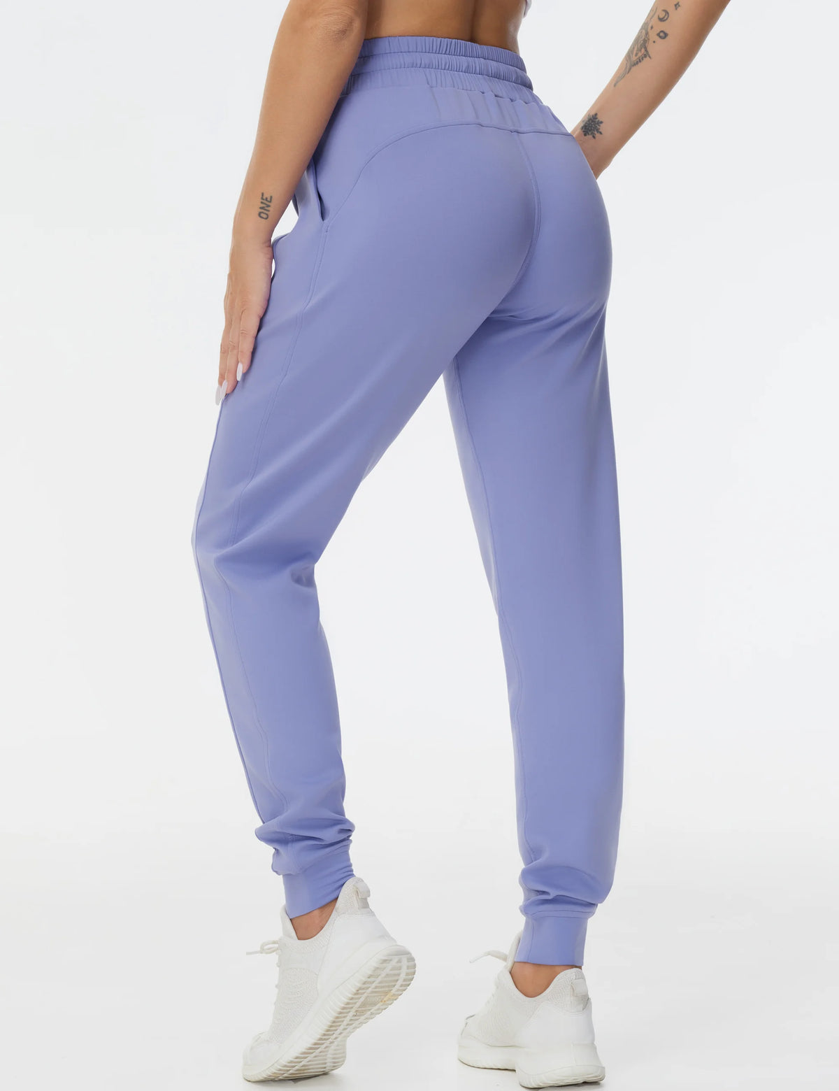 Women's Cuffed Drawstring Yoga Pants For Workout Outfits