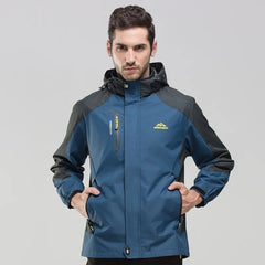 Men Boy Thermal Little Waterproof Jacket Black Outdoor Sport Breathable Trekking Hiking Ski Softshell Rain Windproof Coat