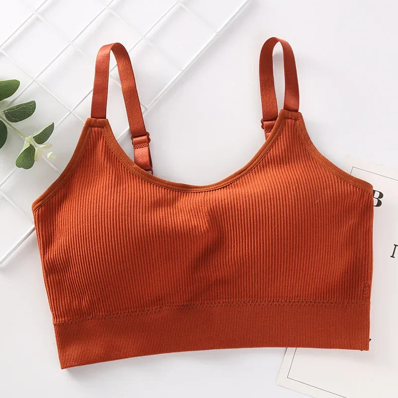 Women's Ribbed Scoop Neck Everyday Bra