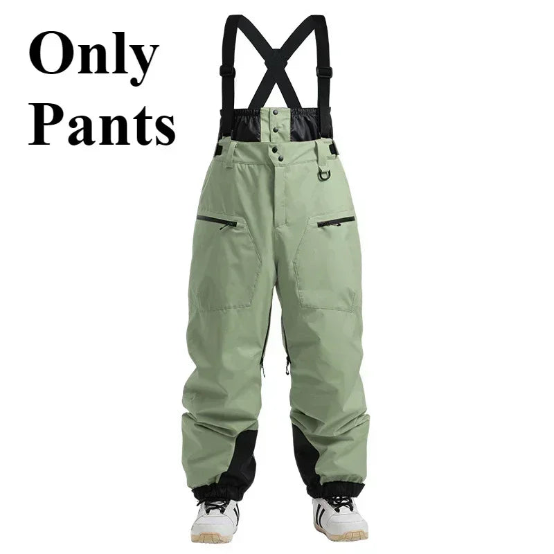 Full Length Suspender Ski and Snowboard Winter Bib Pants