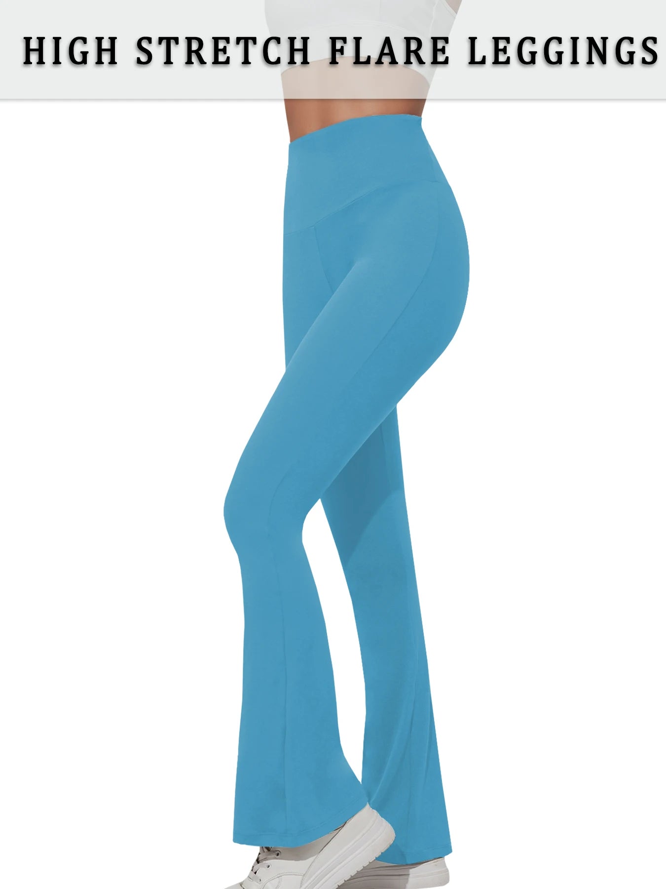 Women's High Waist Flared Leggings For Workout Outfits