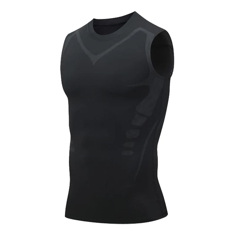Fitted Sports Compression Shirt with Original Sleeve Style Options