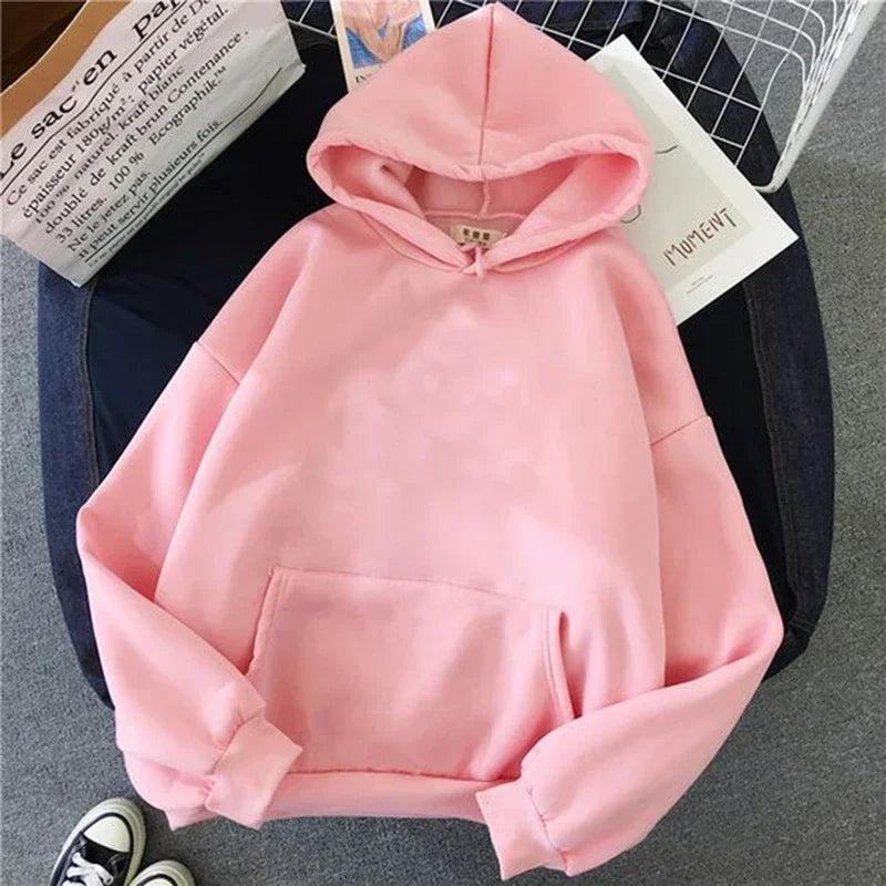 Letter Graphic Long Sleeve Pullover Casual Hoodie for Layering