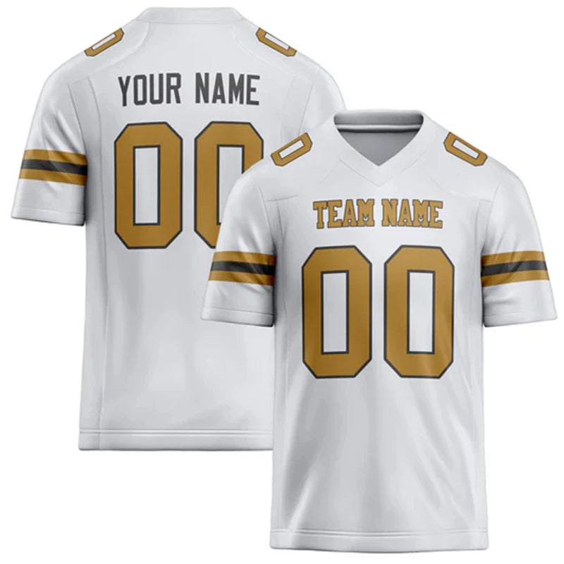 Rugby Graphic Short Sleeve Sports Jersey with Number Print