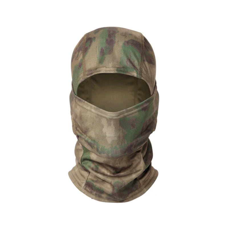 Full Face Balaclava Hood with Solid and Camouflage Options
