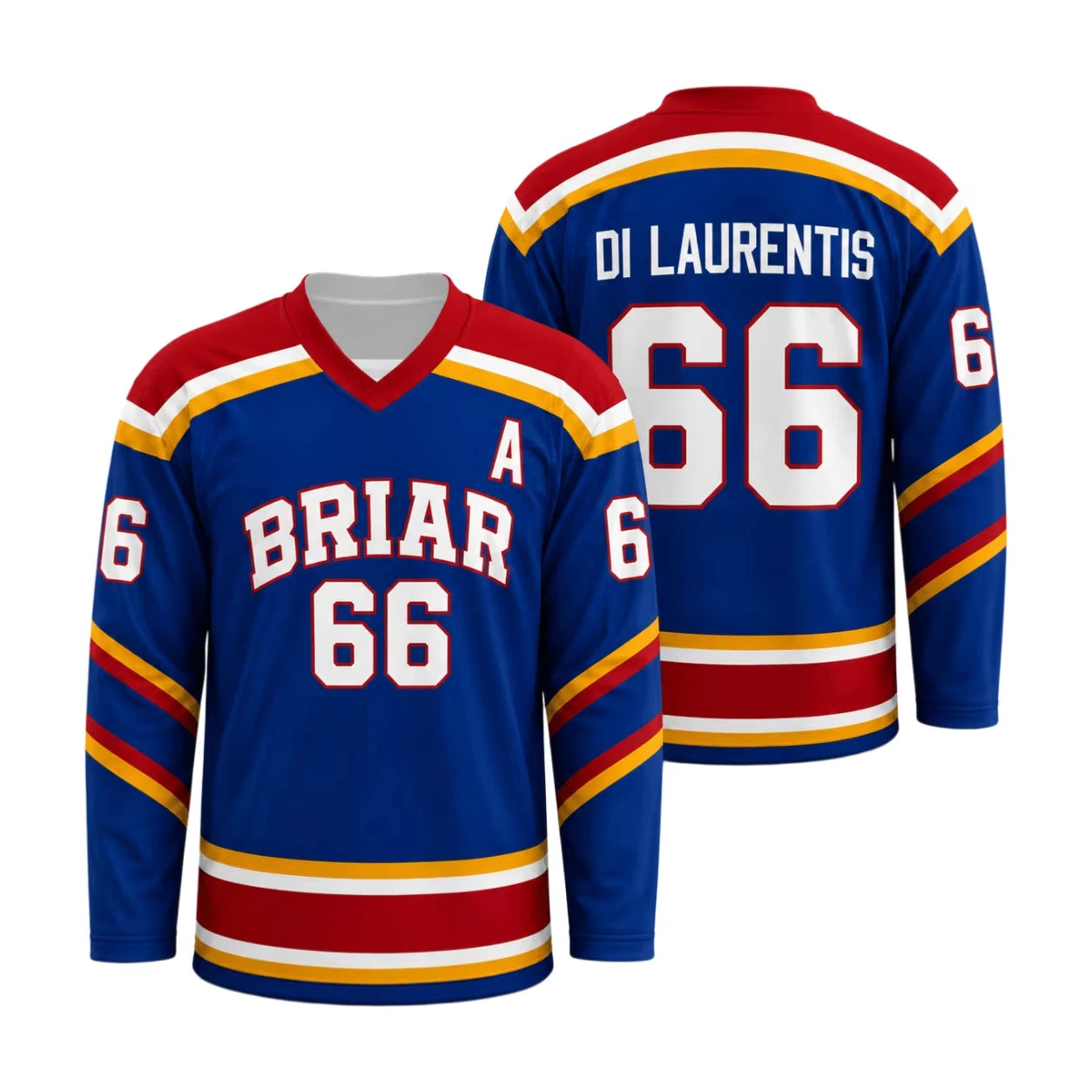 Briar University Number Graphic Long Sleeve Jersey For Sports Outfits