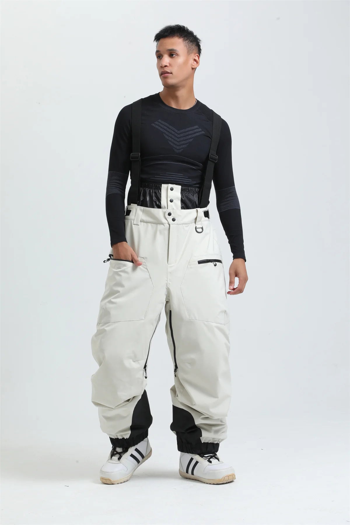 Full Length Suspender Ski and Snowboard Winter Bib Pants