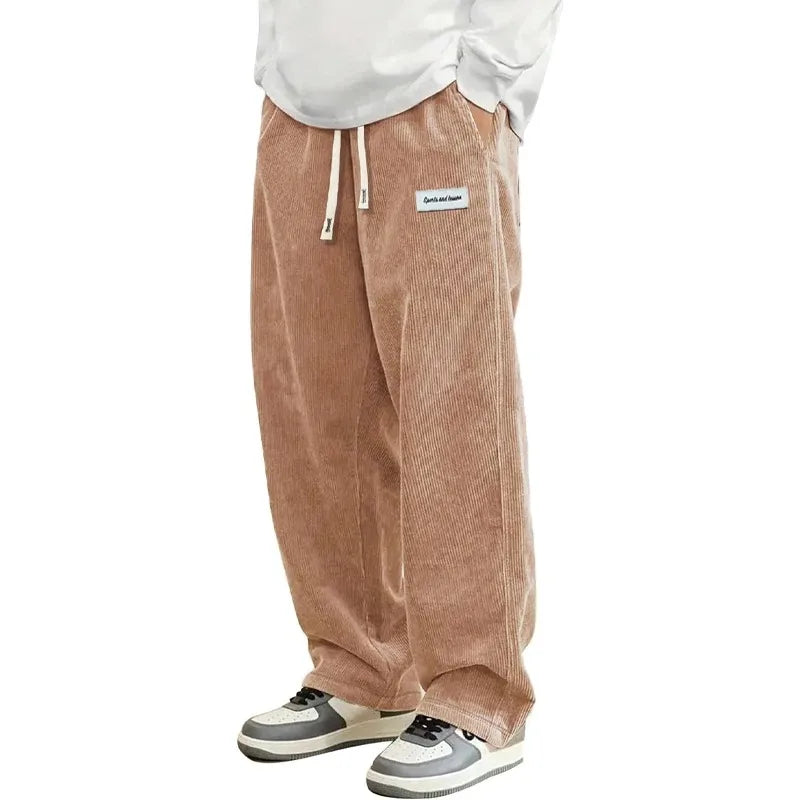 Men's Elastic Waist Casual Pants For Everyday Wear