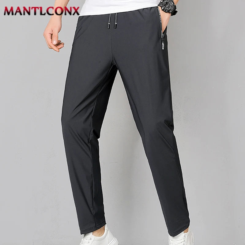 Men's Elastic Waist Casual Pants For Everyday Wear