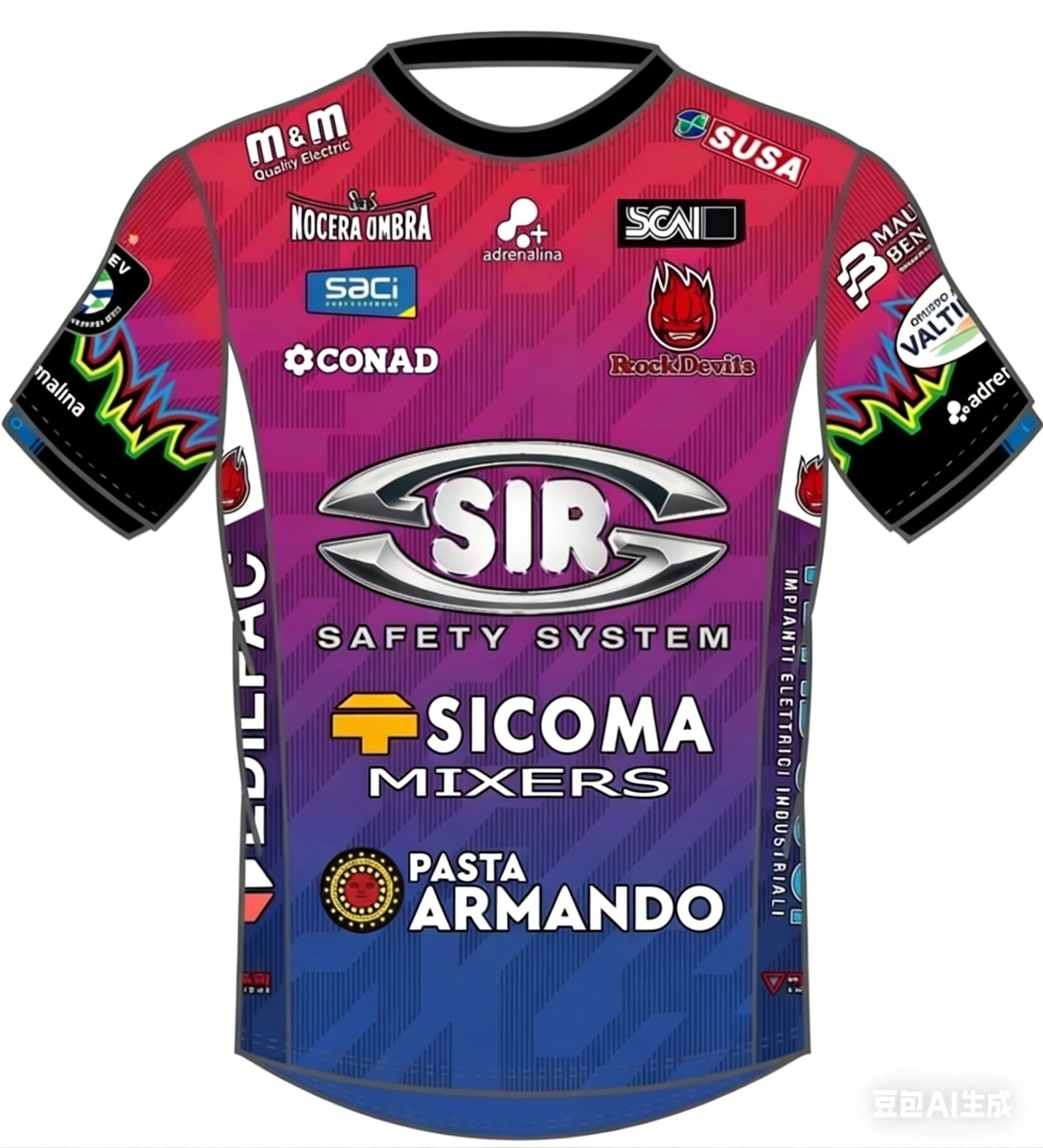 Perugia Number Fourteen Volleyball Short Sleeve Jersey For Sports Outfits