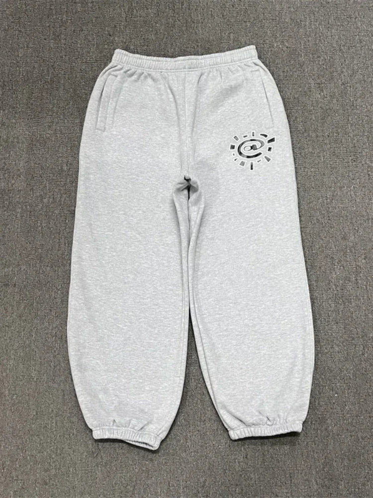 Full Length Loose Fit Casual Streetwear Pants with Waistband