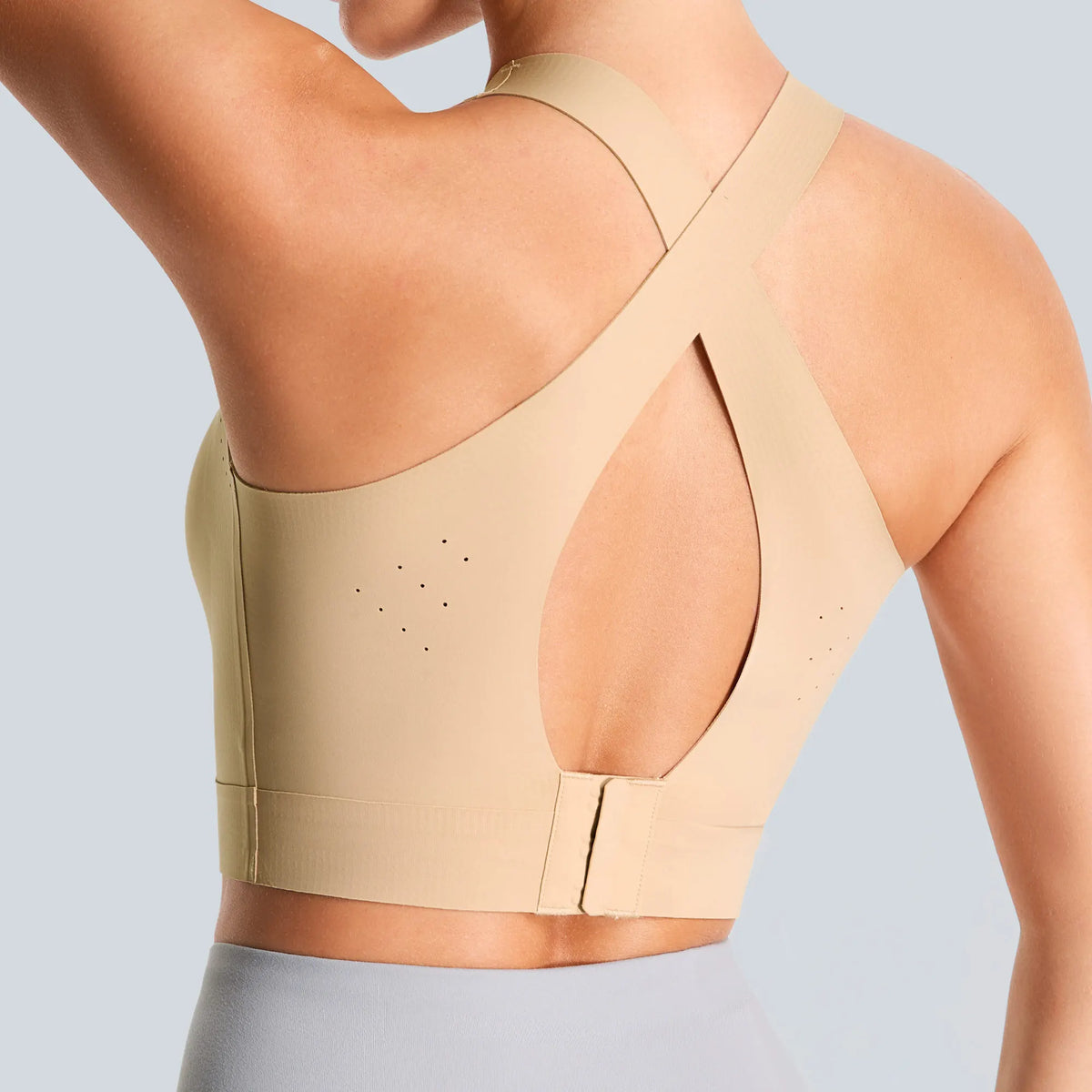 Women's Cross Back Cutout Sports Bra