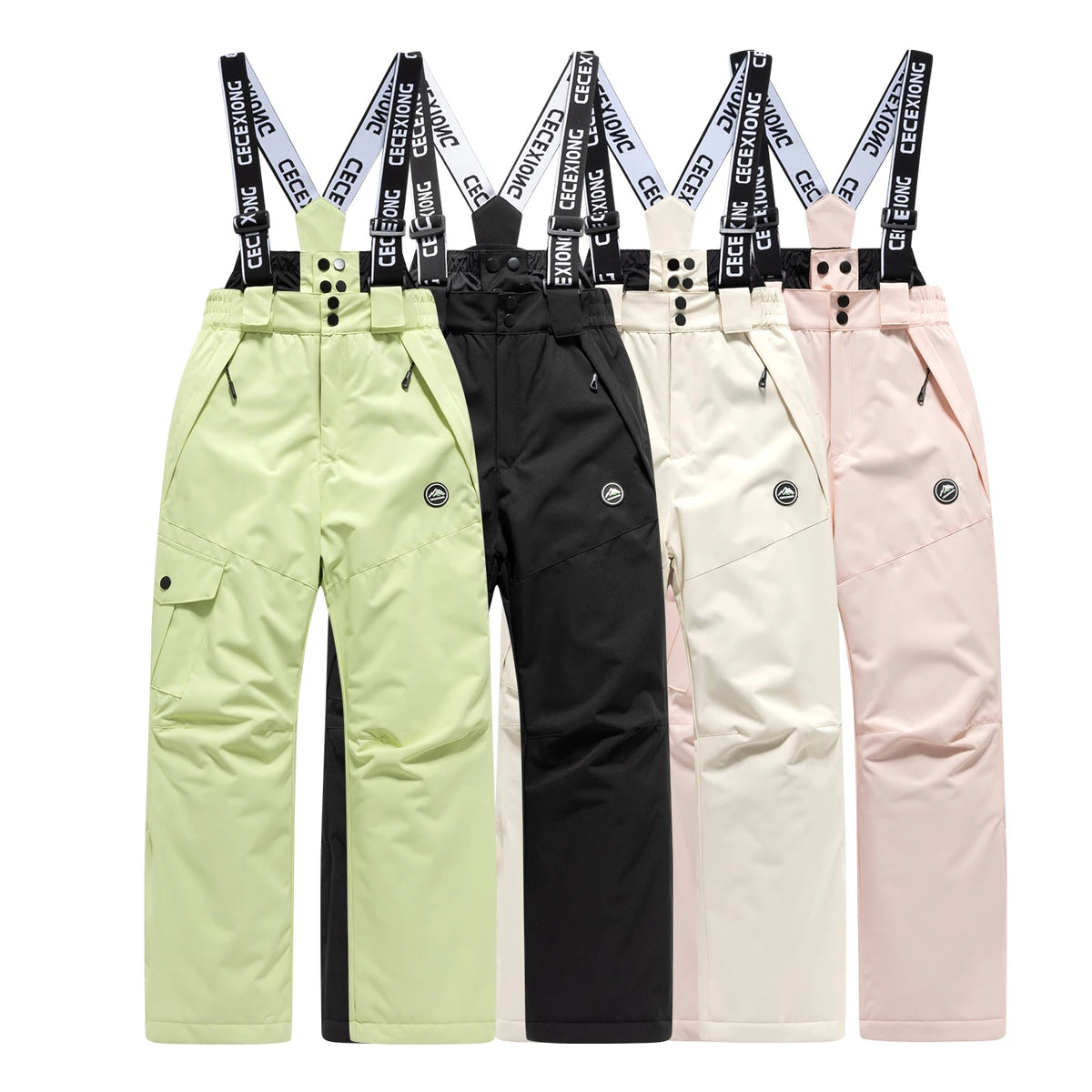 Children's Full Length Suspender Ski and Snowboard Winter Bib Pants