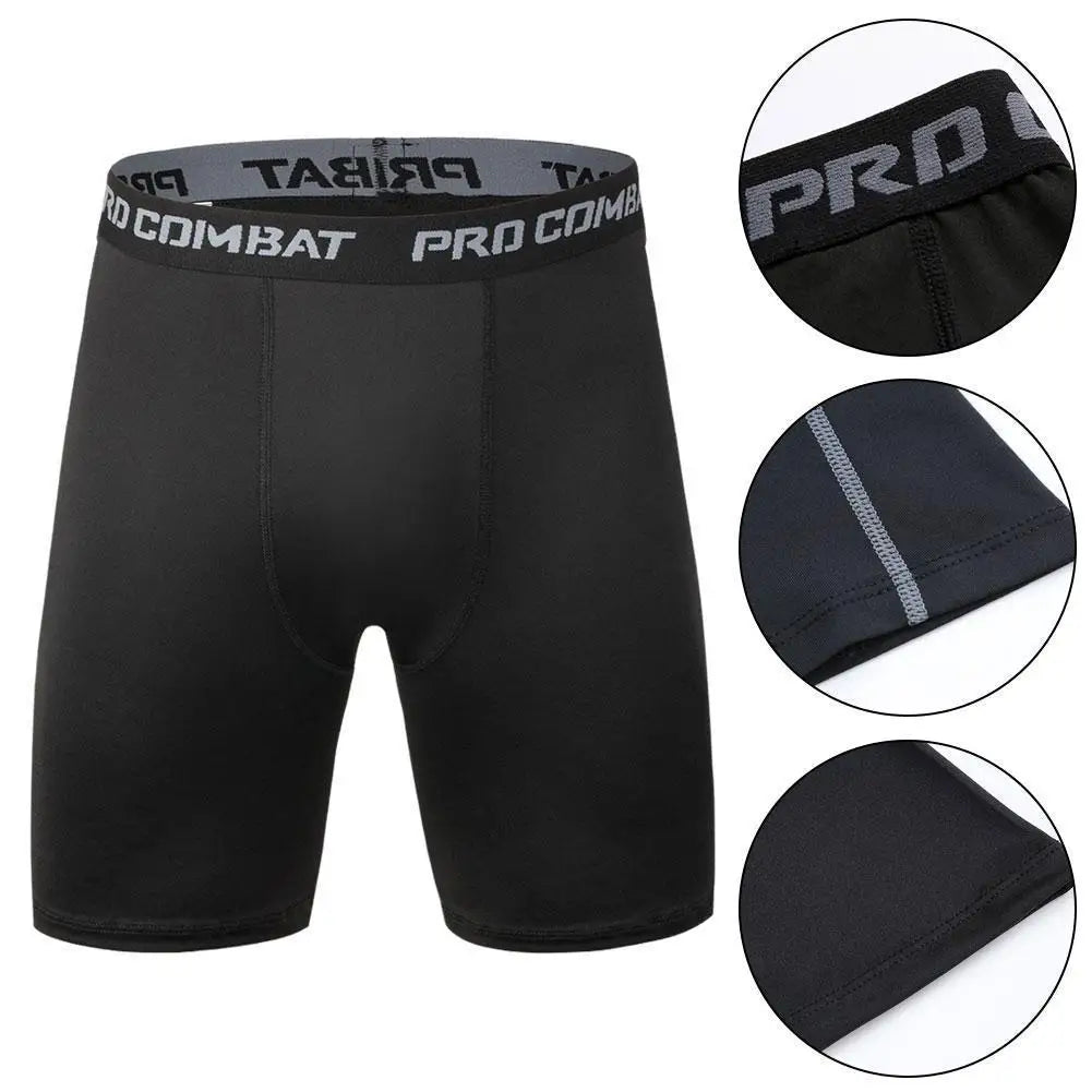 Men's Fitted Training Shorts for Gym and Running