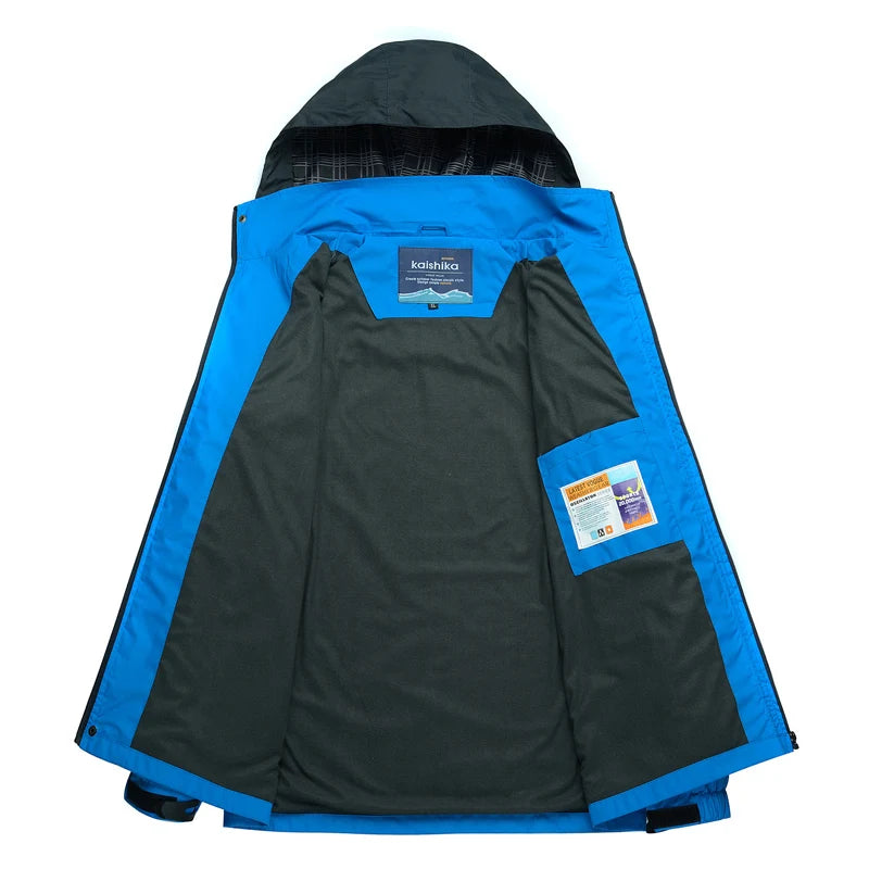 Men's Hooded Contrast Hiking Jacket